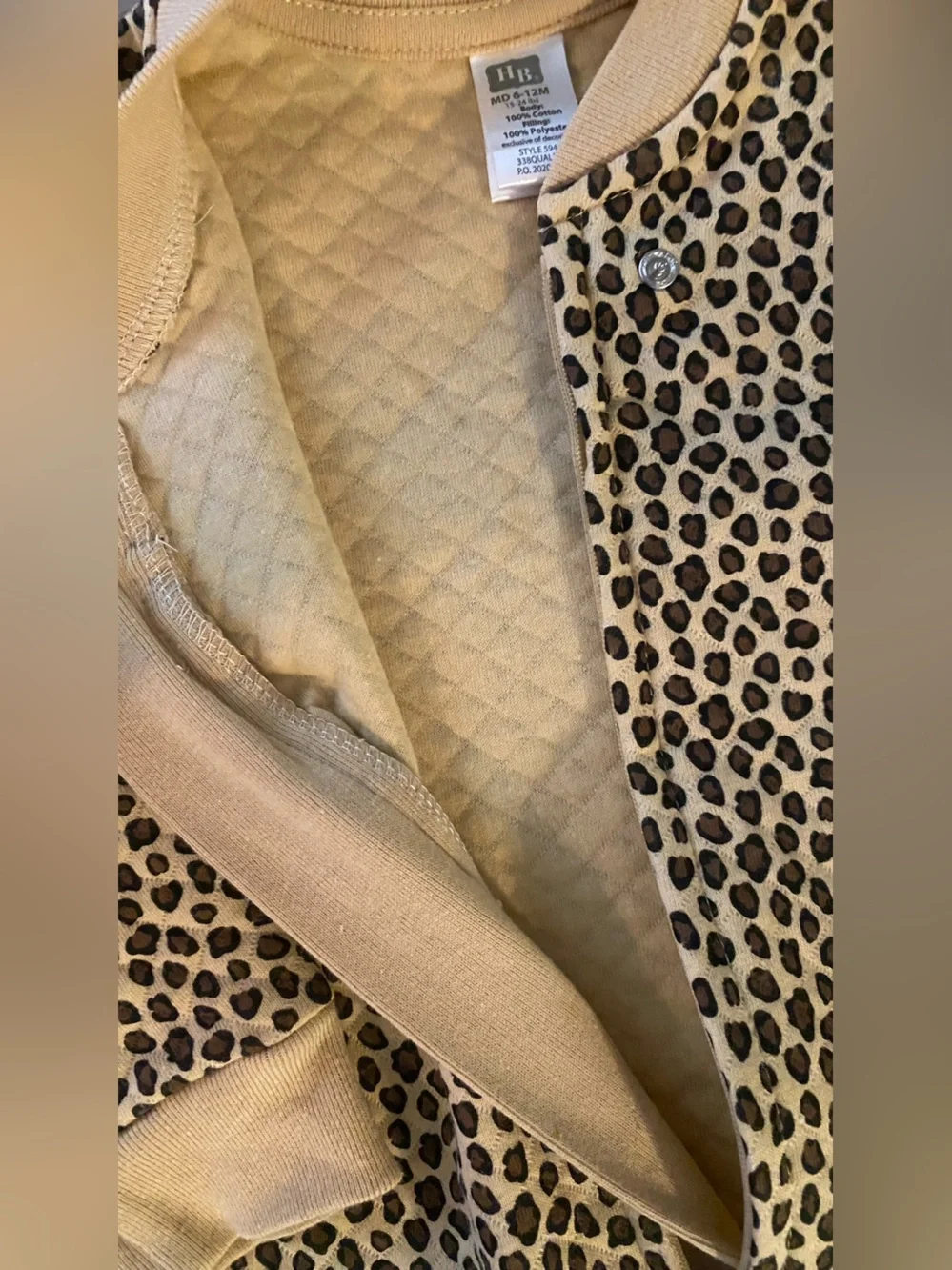 Hudson Baby Sleep Sack Leopard 6-12